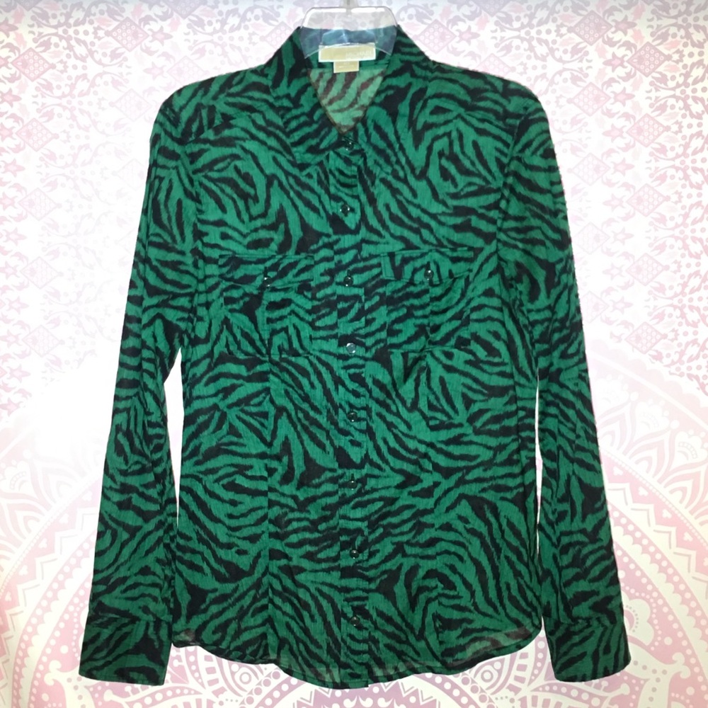 MICHAEL KORS long sleeve button down thin shirt